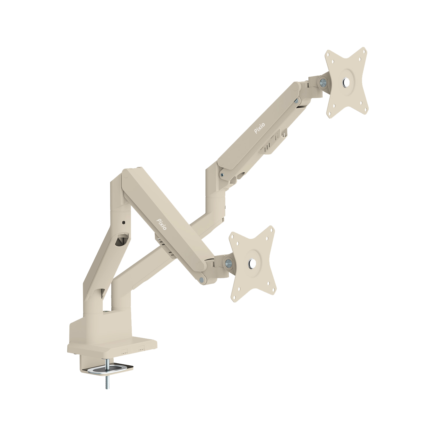 PSW1DBE モニターアーム デュアル / ベージュ | Pixio