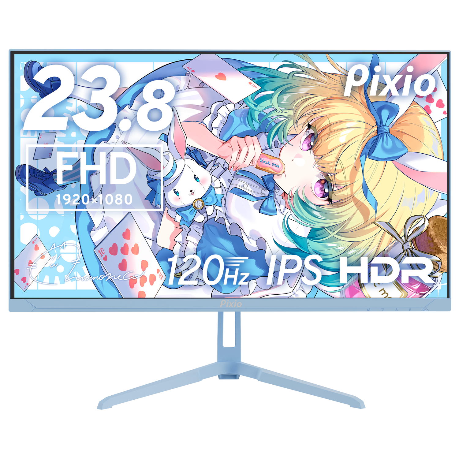 PX246WAVEB / パステルブルー | 23.8インチ 120Hz FHD IPSゲーミング