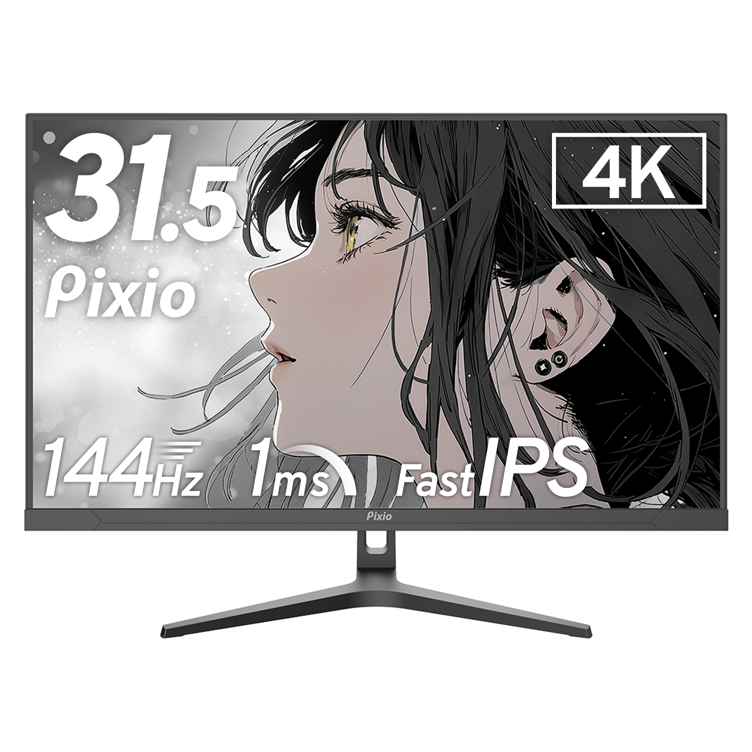 PX32UWAVEK / ブラック | 31.5インチ 144Hz 4K Fast IPSゲーミング