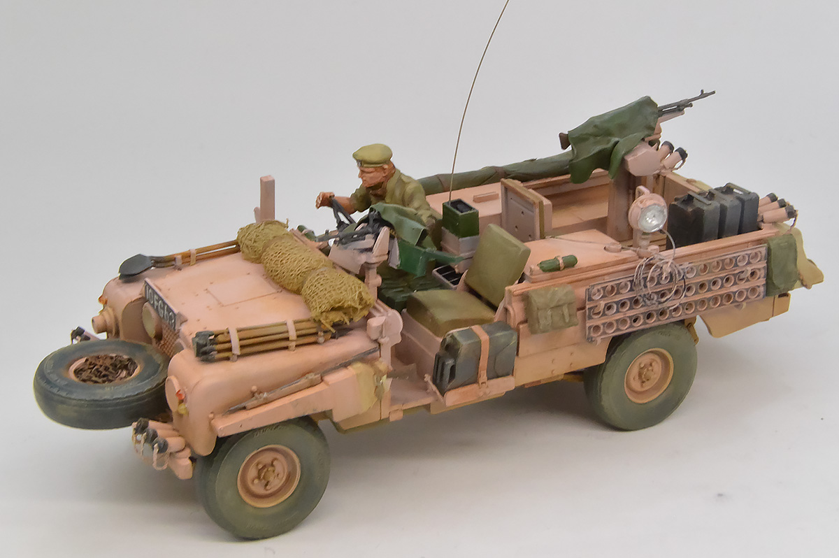 プラモ日記 » イギリスSAS・ランドローバー ピンクパンサー その7 完成!!