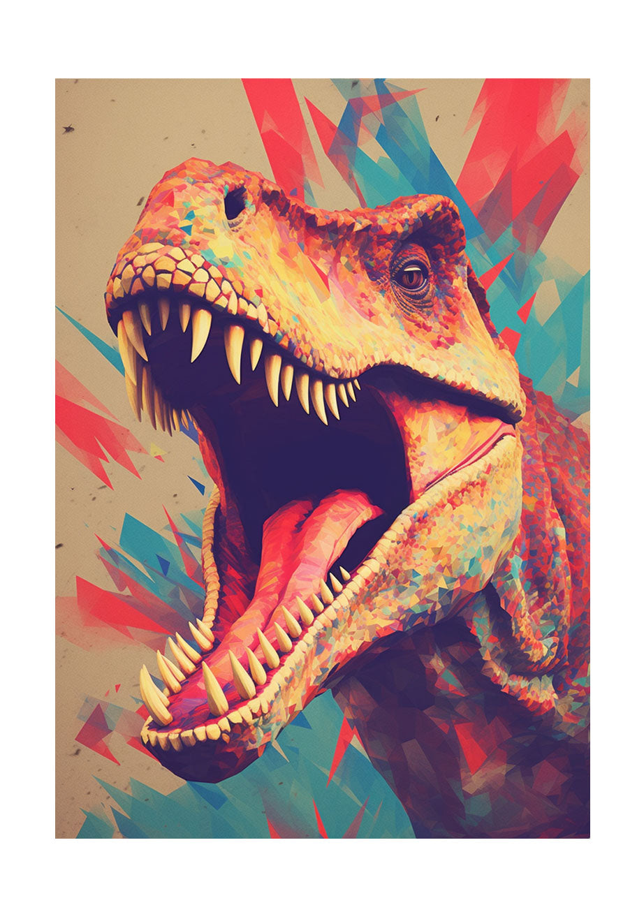 恐竜のアートポスター:dinosaur_2cf5 通販