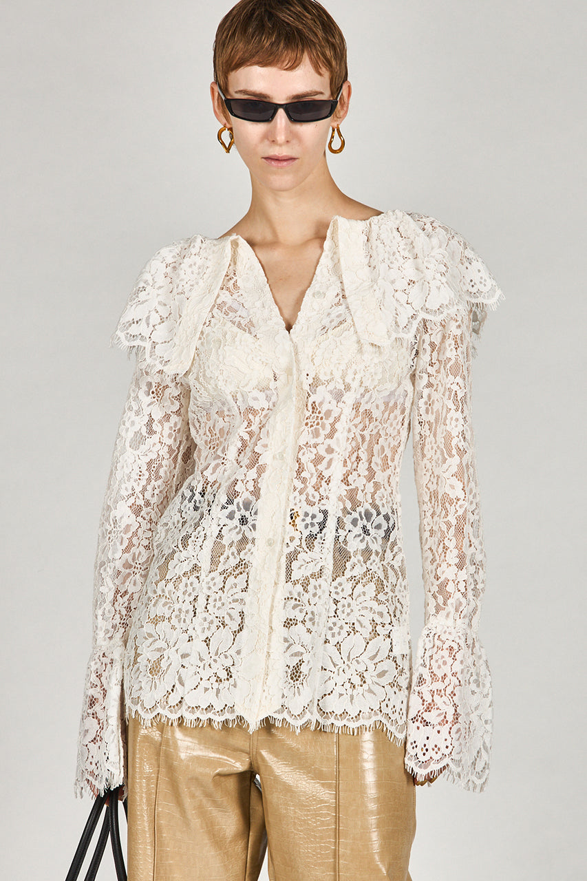 Scallop Lace Blouse - PRE ORDER