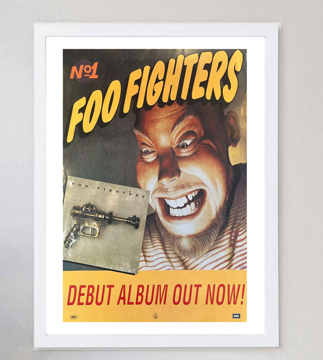 Shop Foo Fighters - Debut Album 1995 Original Vintage Poster