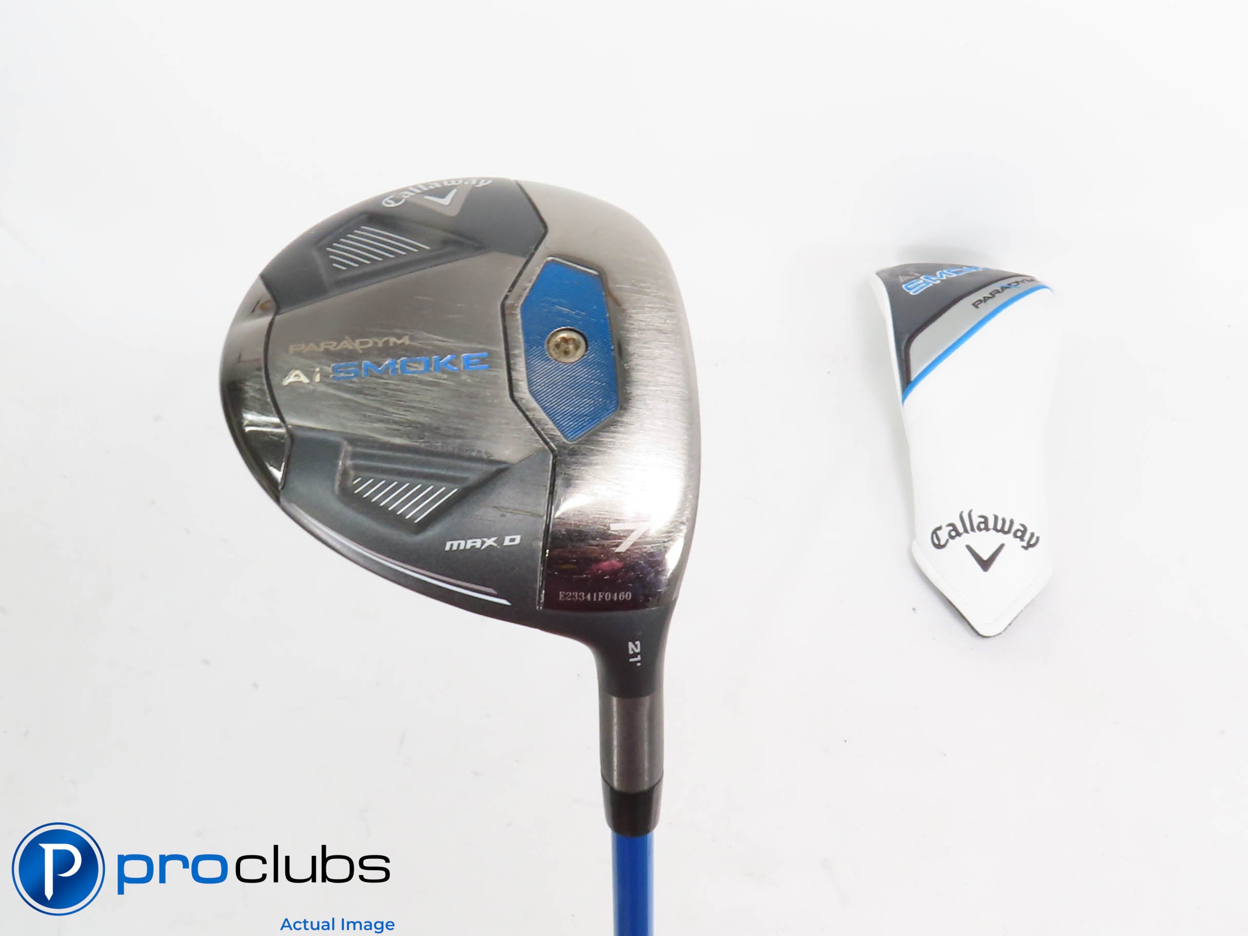 Ladies Callaway PARADYM Ai Smoke MAX D 21* 7 Wood w/ Headcover #418781