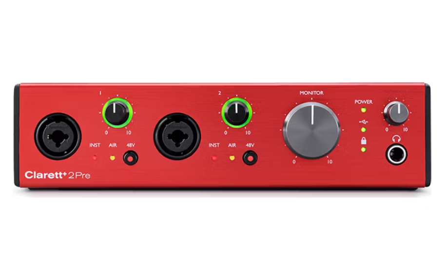 Focusrite Clarett+ 2Pre USB Audio Interface – Pro Sound and Lighting