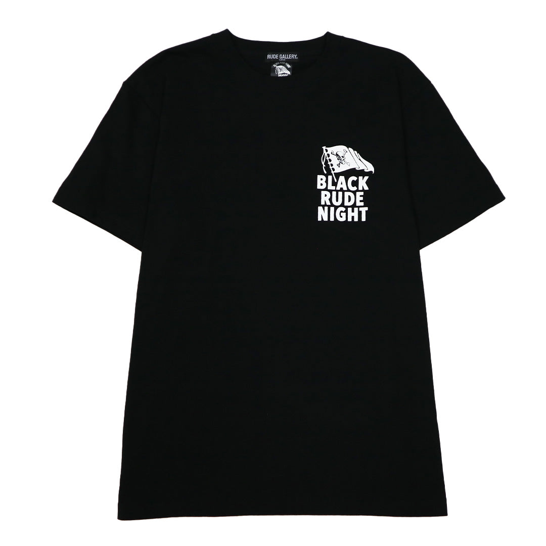 BLACK RUDE NIGHT TEE – RUDE GALLERY OFFICIAL ONLINE SHOP