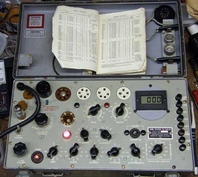 ラジオ工房 真空管試験器 TV－7D 修理体験記