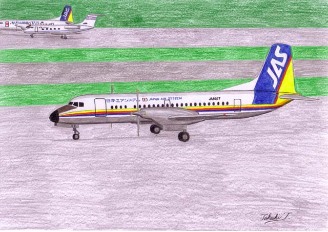 YS-11 1/100 JAL JTA 日本航空 日本エアコミューター YS-11 1/100 JAL