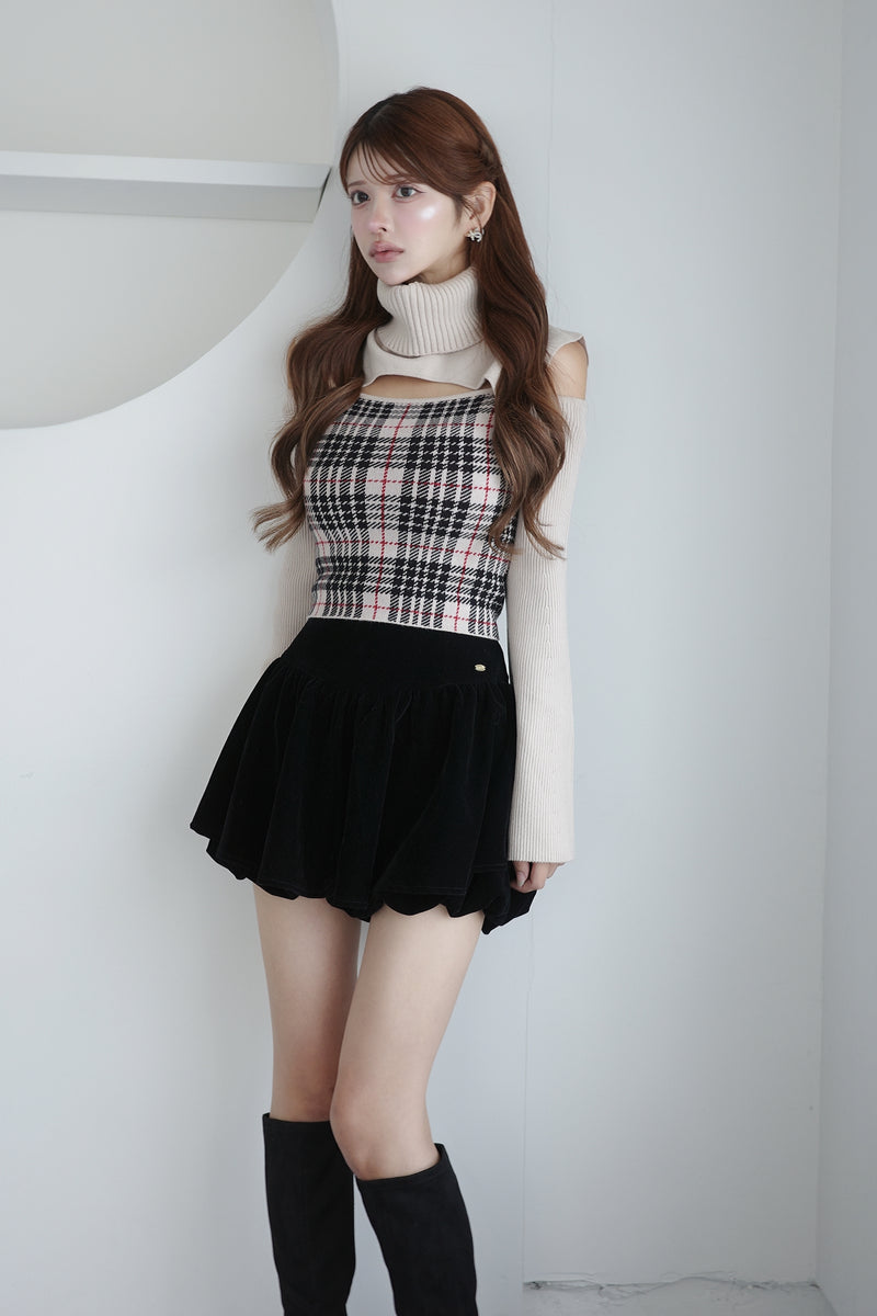 2wayプレイドニットトップス – Randy