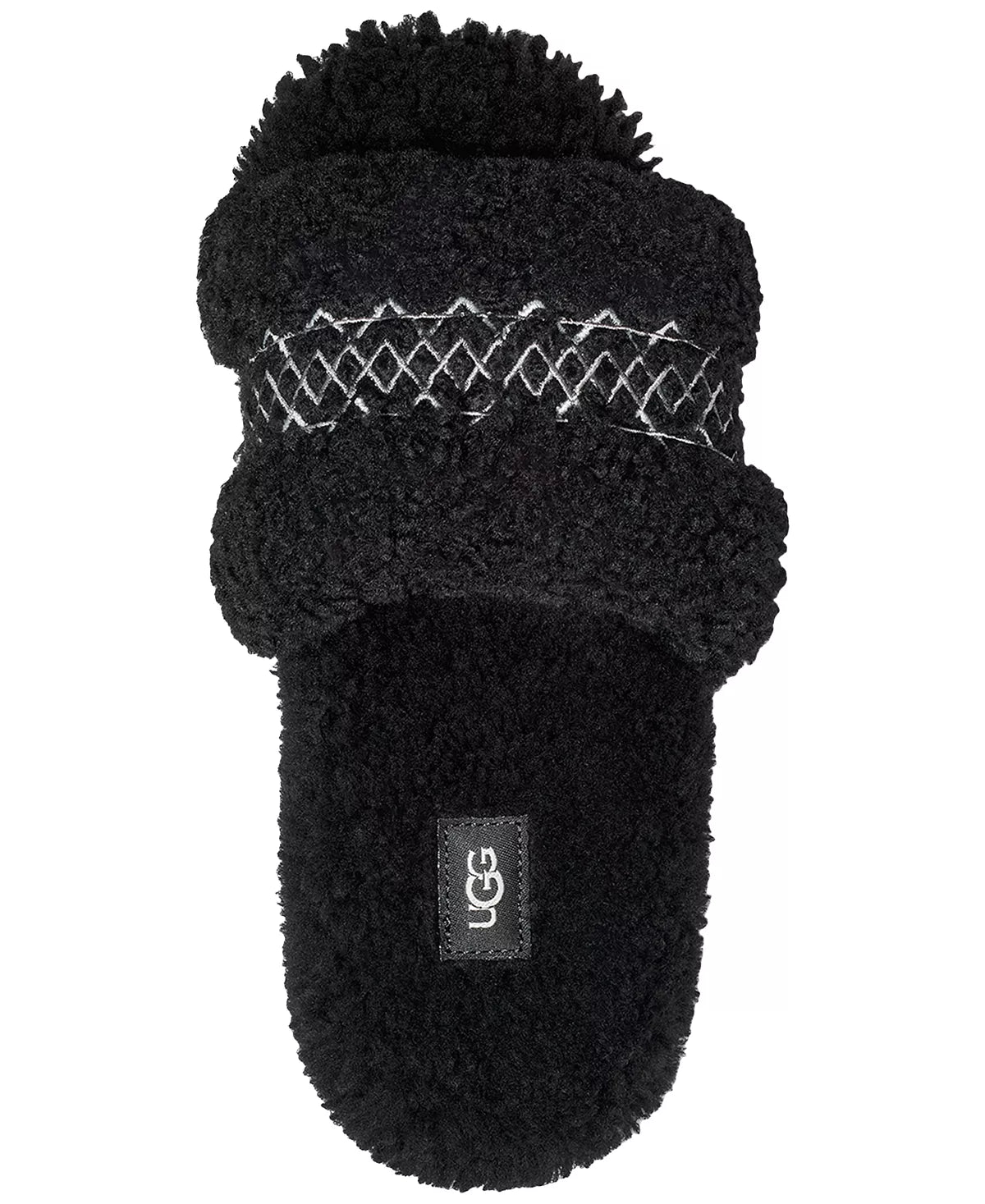 WOMEN'S UGG COZETTA UGG BRAID SLIPPER | BLACK – Randy's Shoes