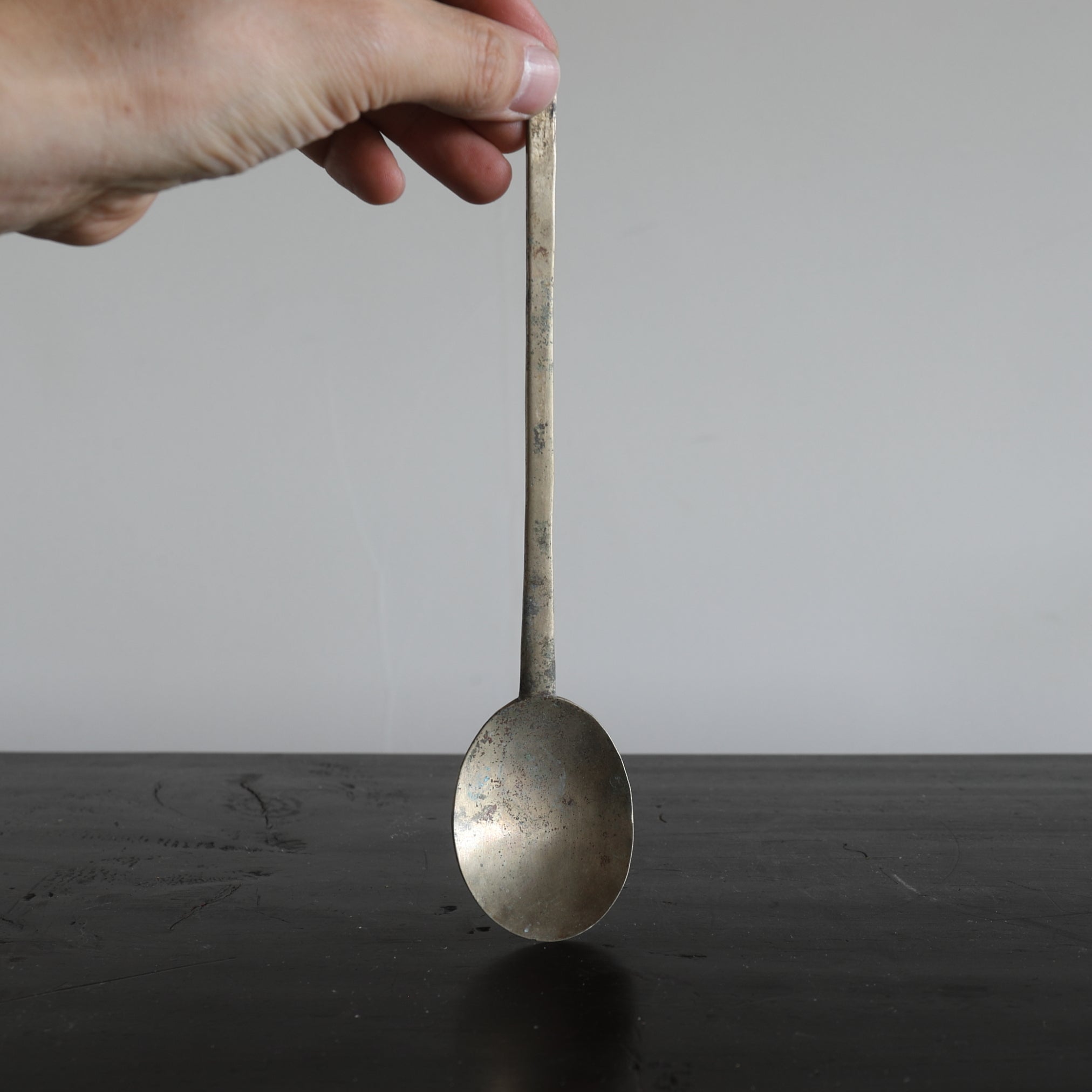 李朝 匙（スッカラ）a（1392–1897 CE） | 入蘆花（ロカニイル）