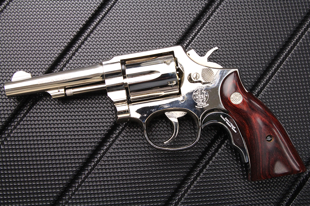 タナカ S&W M10 ミリタリー&ポリス 4インチ ニッケルモデル ガスガン