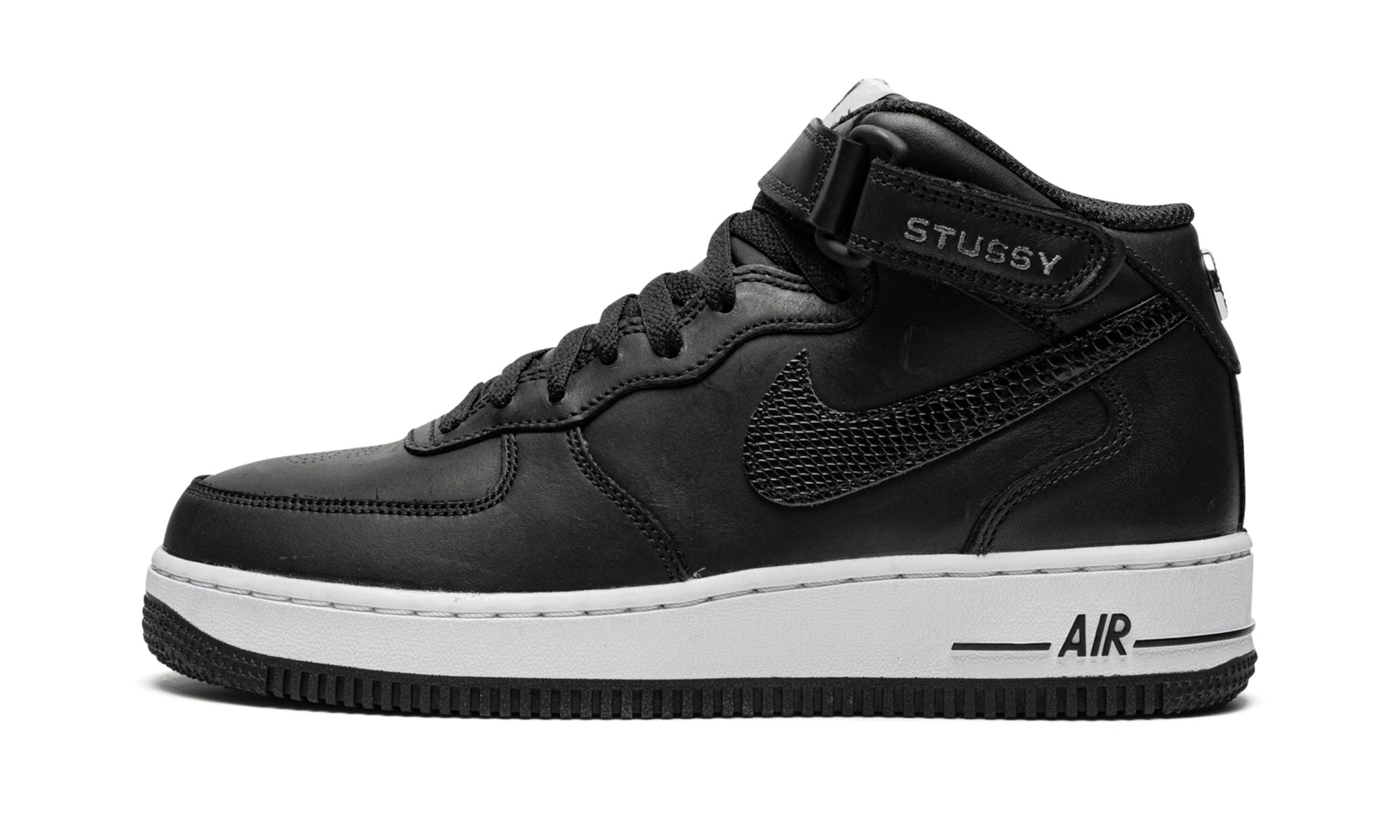 Nike Air Force 1 Mid 'Stussy - Black White' – Reborn.