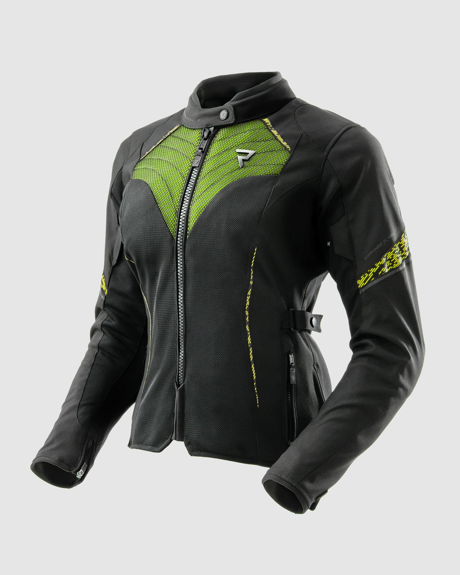 Jax Women's Motorcycle Jacket Green | Rebelhorn Official