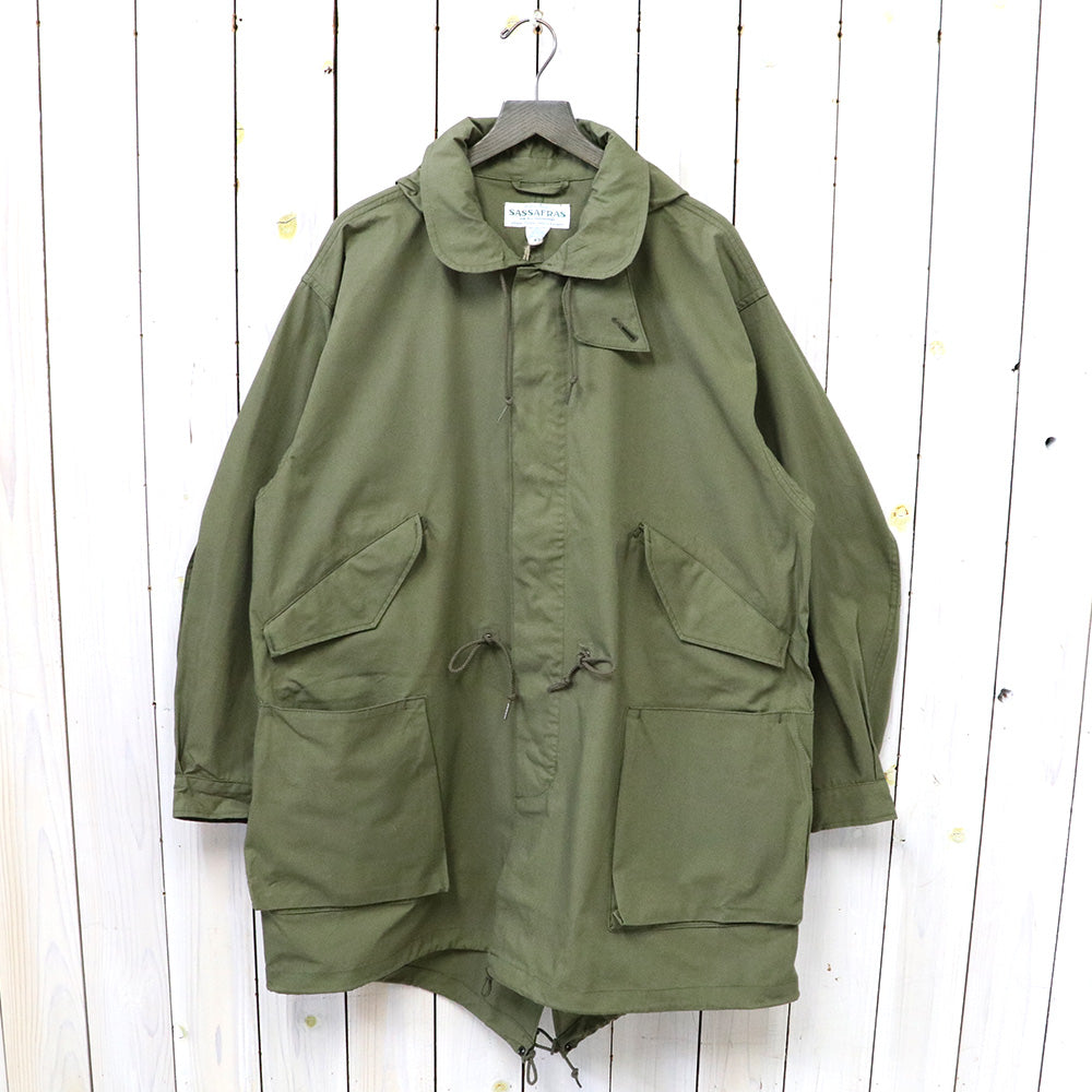 SASSAFRAS『DIGS CREW COAT(C/CORDURA NYLON OXFORD)』(OLIVE
