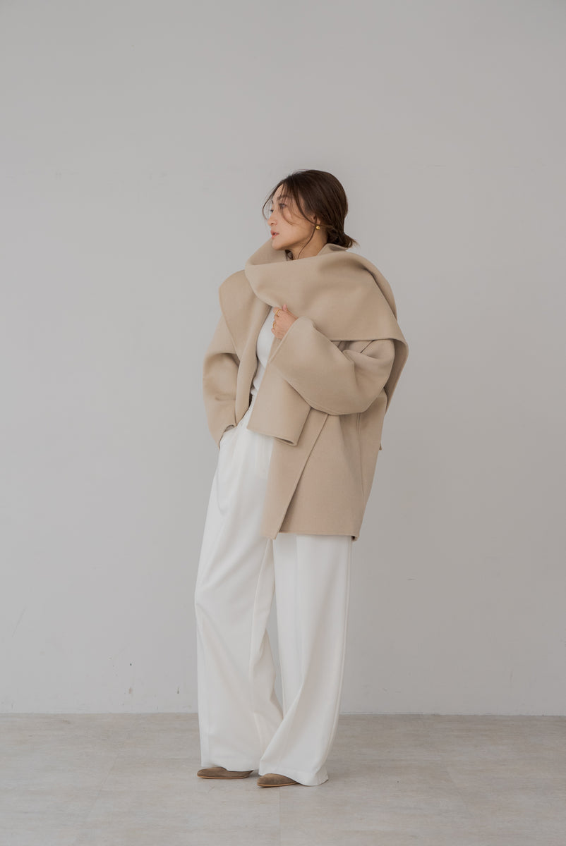 ストール付きショートコート｜STOLE SHORT COATの通販｜regleam