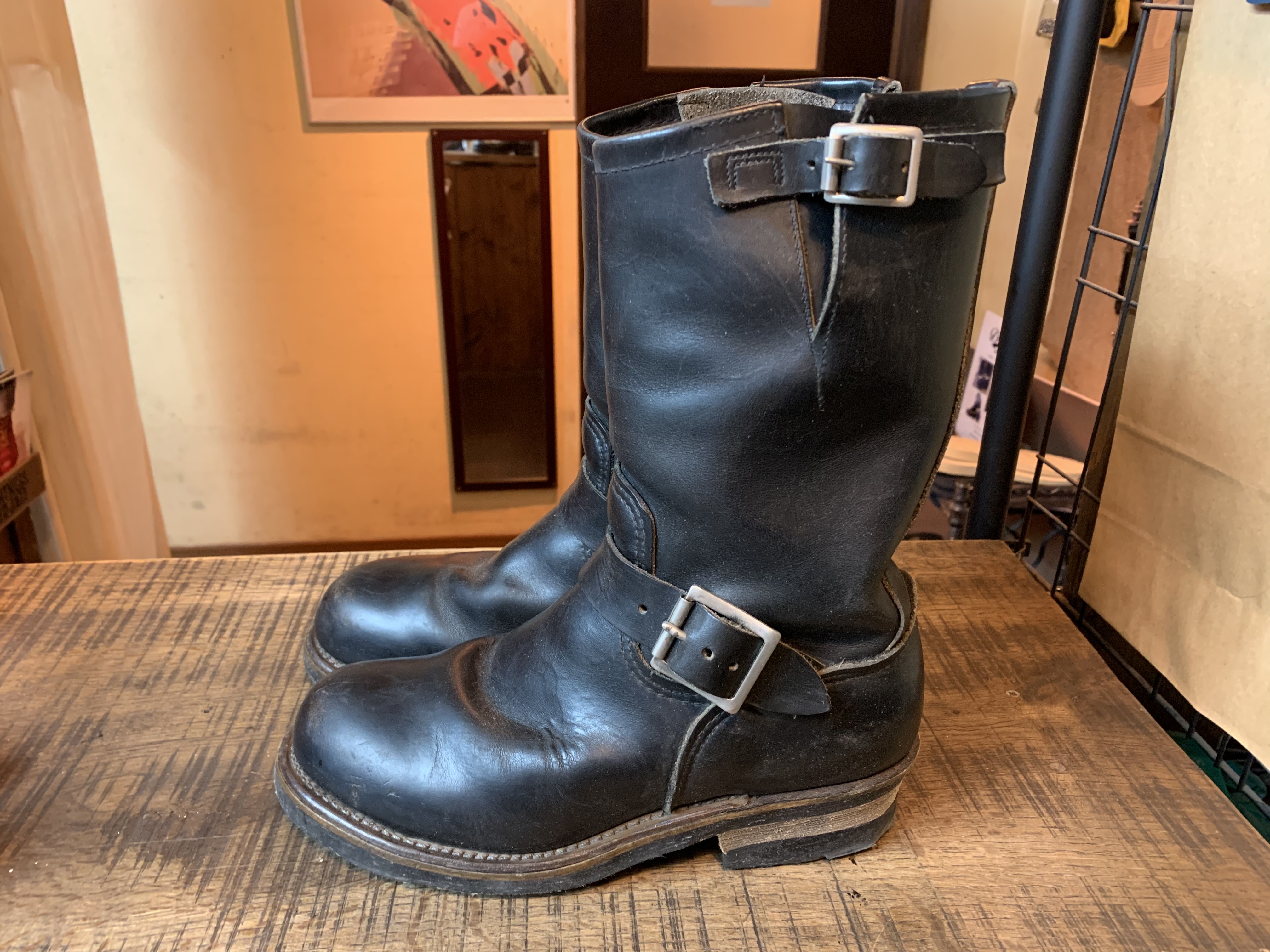 Redwing ナイフポケットエンジニアブーツ ARMYハーフソール＋