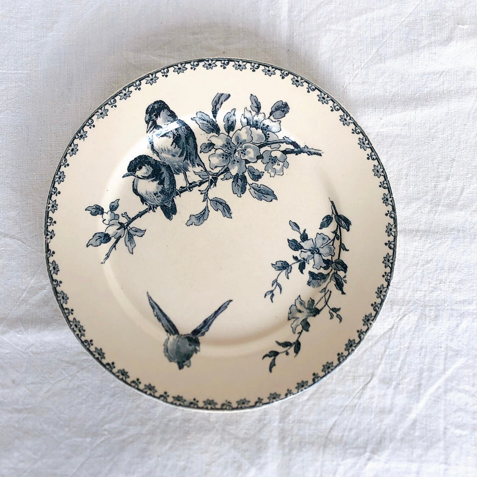 フランスアンティーク サルグミンヌ ファボリ『FAVORI』ブルー