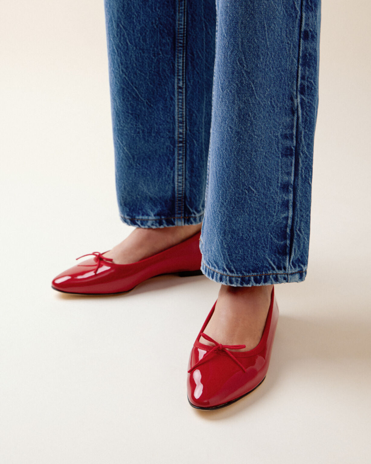 Pointed Cendrillon Ballet Flats Flame Red | Repetto