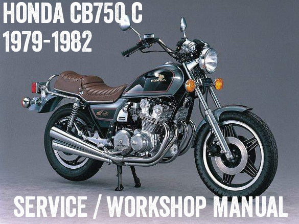 1980-1982 Honda CB750 C Four Service / Workshop Manual – retro