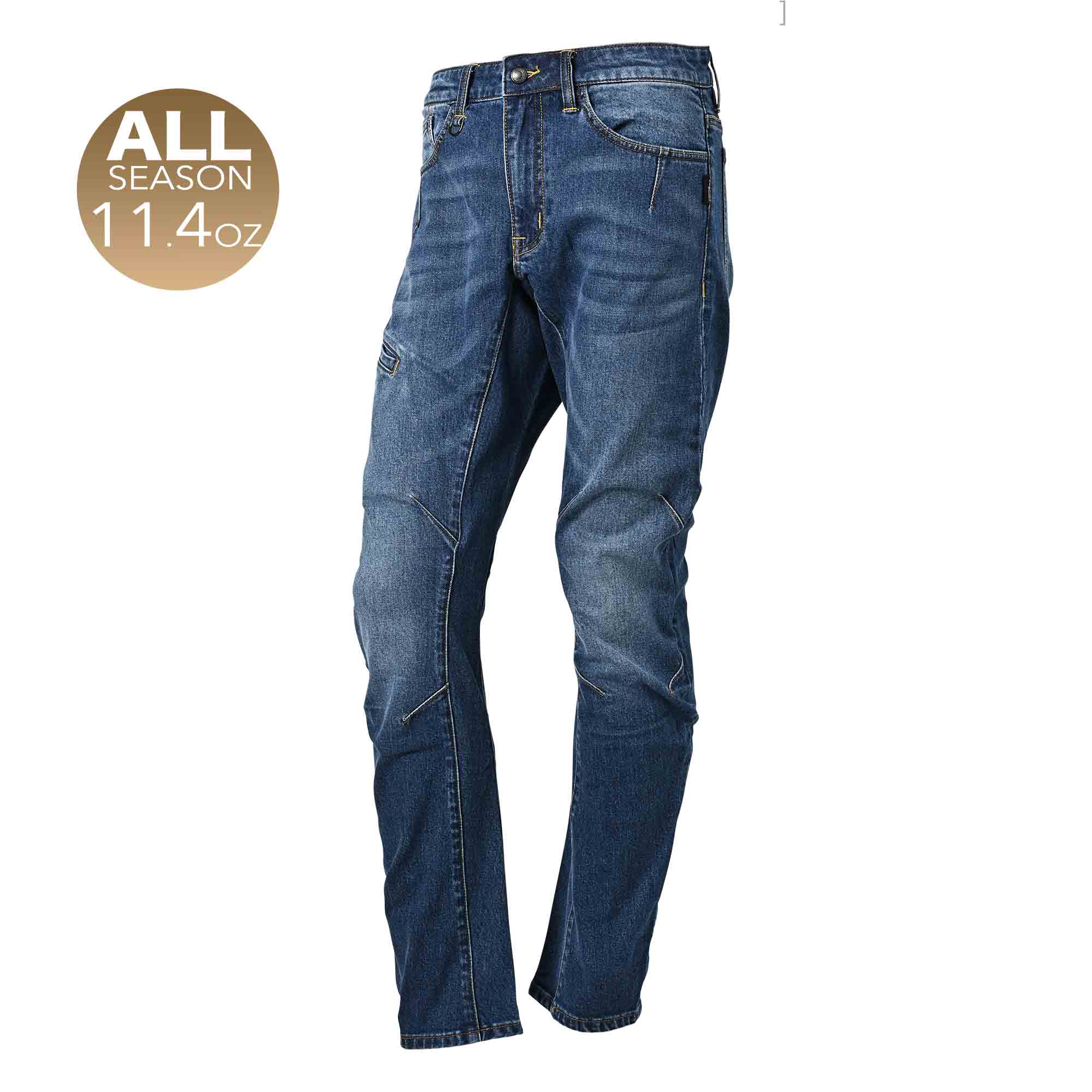 春夏秋冬オールシーズンOK！伸びる！！！楽デニ◇バイク用ライディング