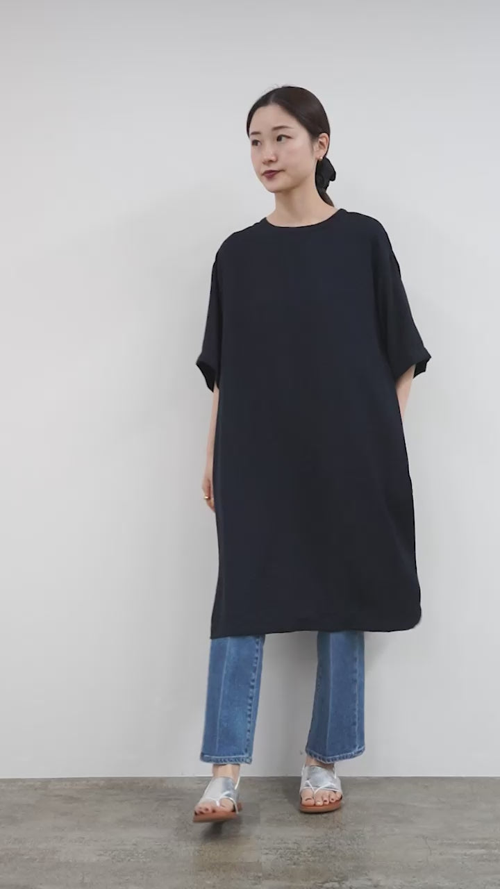 mizuiro ind（ミズイロインド） Aライン ワイドスリーブ OP｜ROCOCO