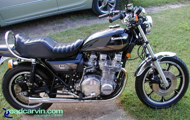 C.T.'s Dark Green 1979 Kawasaki KZ1000 LTD | Roadcarvin