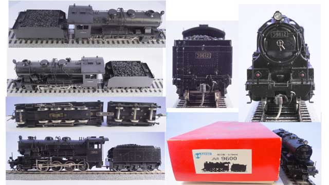 珊瑚模型店 HO】9600形 蒸気機関車（金属製）の紹介 全体詳細、分解
