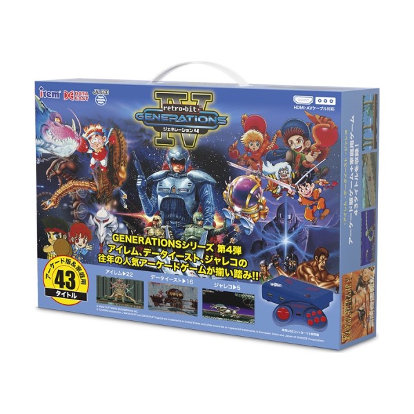送料無料】レトロビット ジェネレーション4 43タイトル収録 JNNEX-4