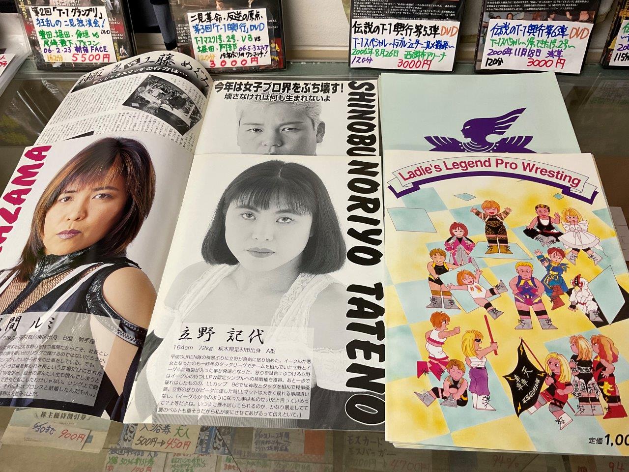 LLPW女子プロレス パンフレット 全日本女子プロレス全面対抗戦1993年11