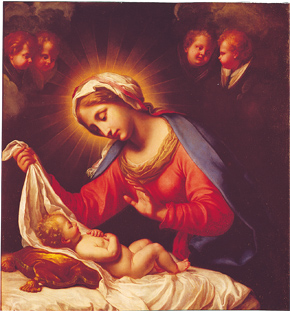 観想の聖母マリア | 玉川大学教育博物館 館蔵資料（デジタルアーカイブ）