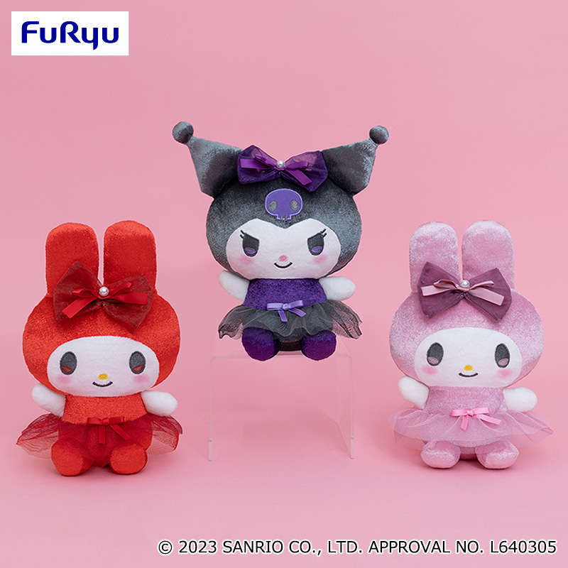 マイメロディ・クロミ おめかしドレスぬいぐるみ｜タイトーの8月の