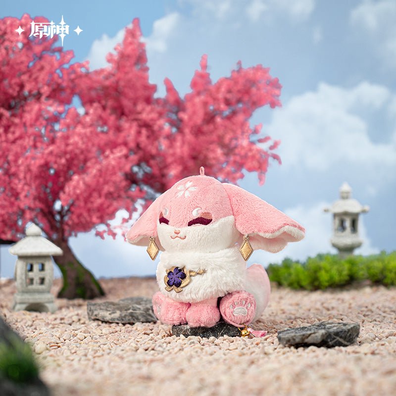 原神 公式 八重巫女 キツネの形のかわいいハンギングぬいぐるみ