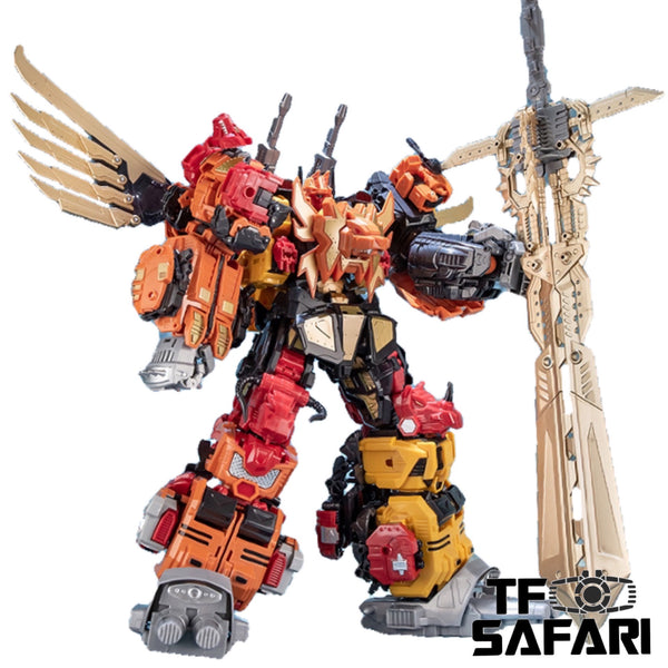 Loose Pack】JB Jinbao OS Combiner Predaking (Oversized MMC Feral