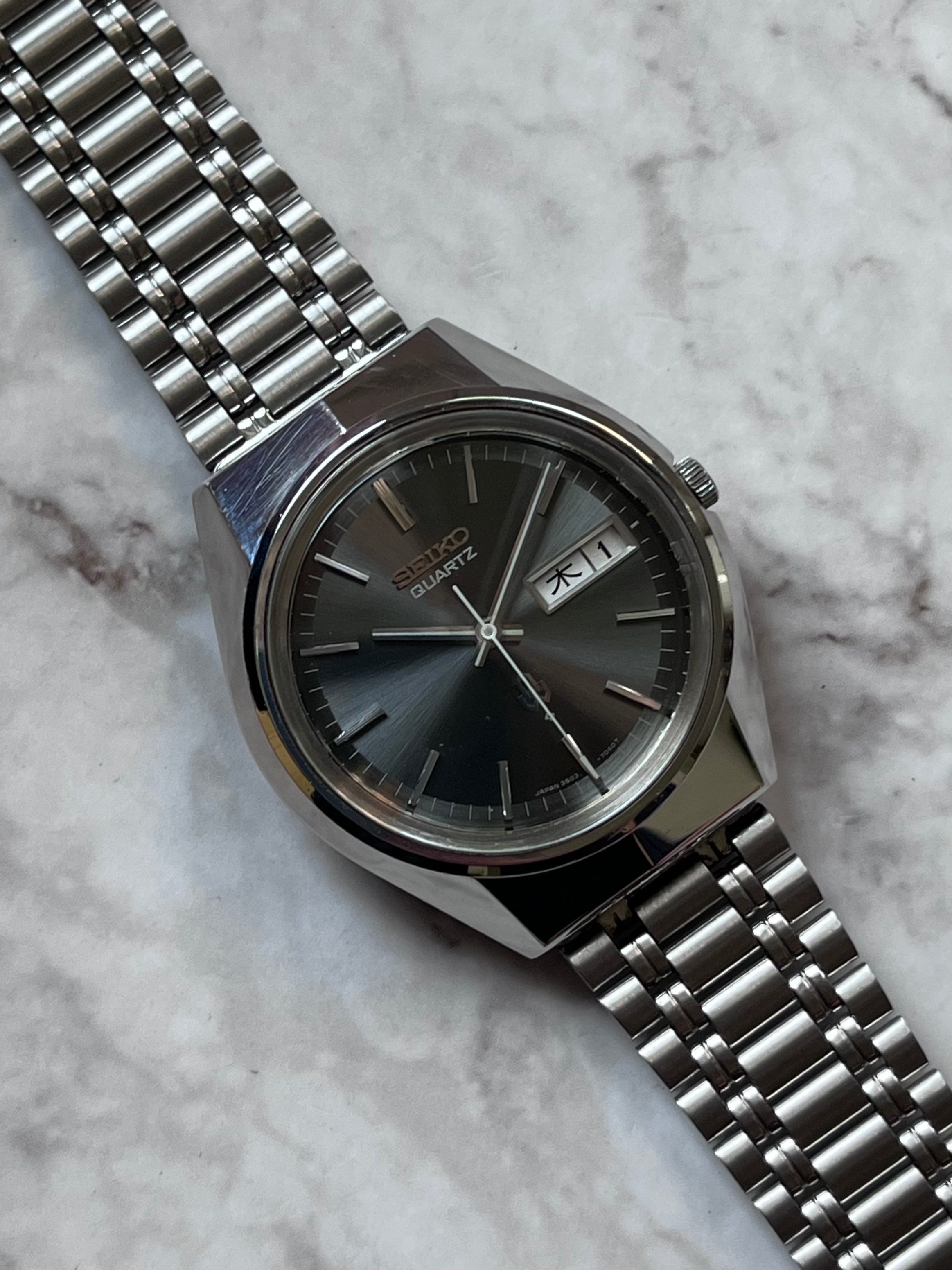 Seiko Type II Quartz Japanese Day-Date 3803-7020 – The Wrist Watcher