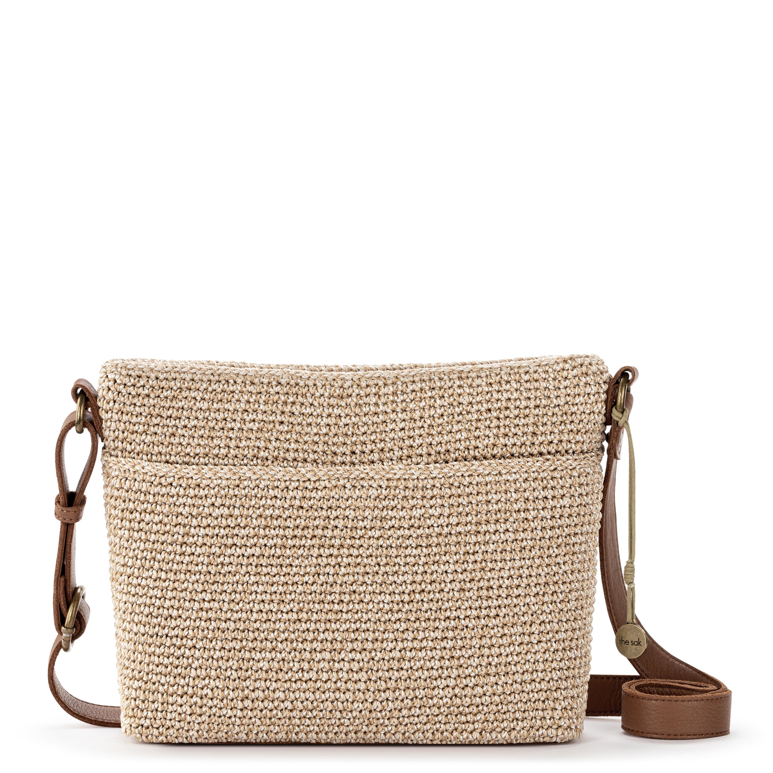 Melrose Crossbody Bag in Bamboo Static Crochet – The Sak