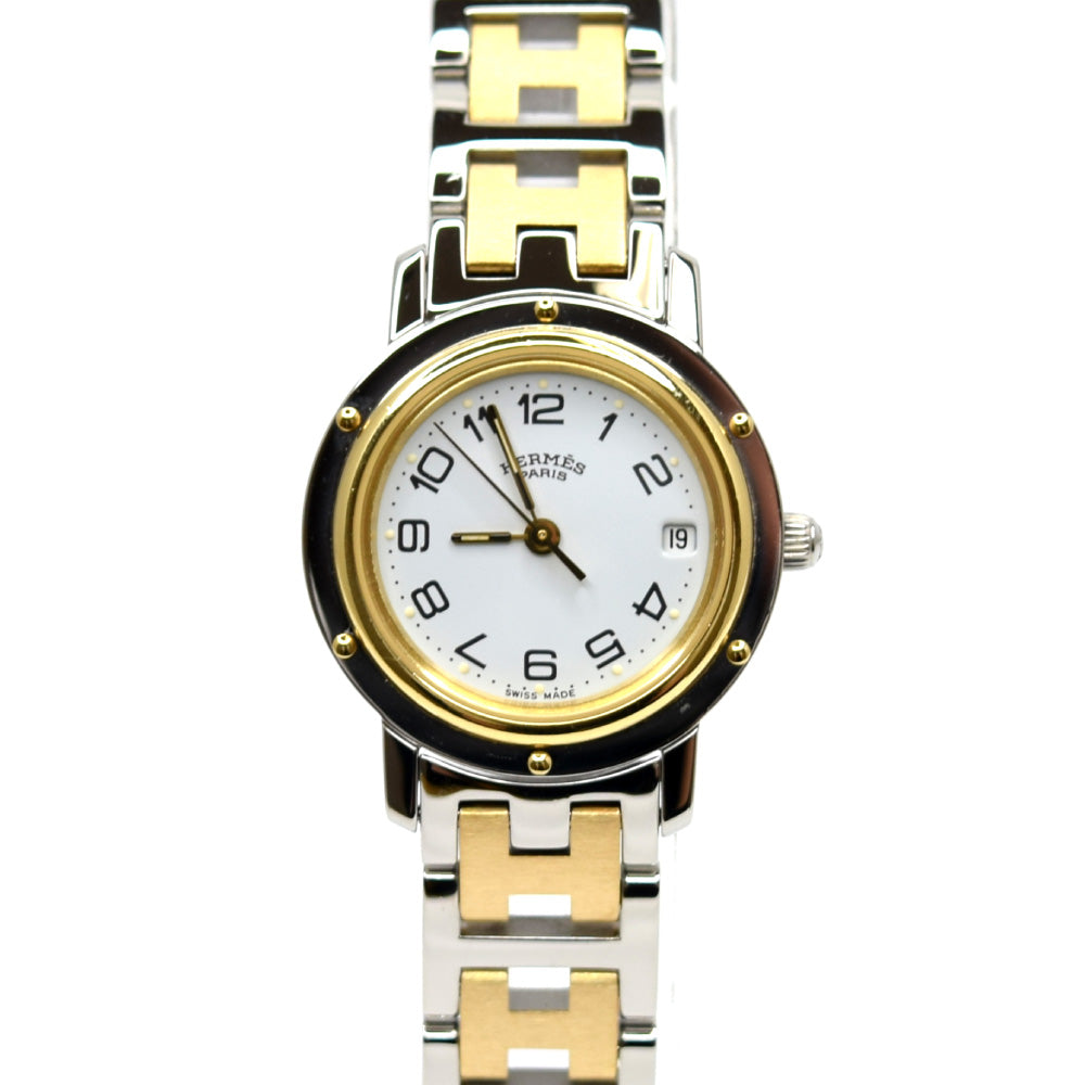 HERMES エルメス クリッパー CL4.220 No.6075 クオーツ 2000年代製