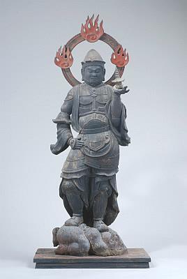 木造毘沙門天立像／愛荘町