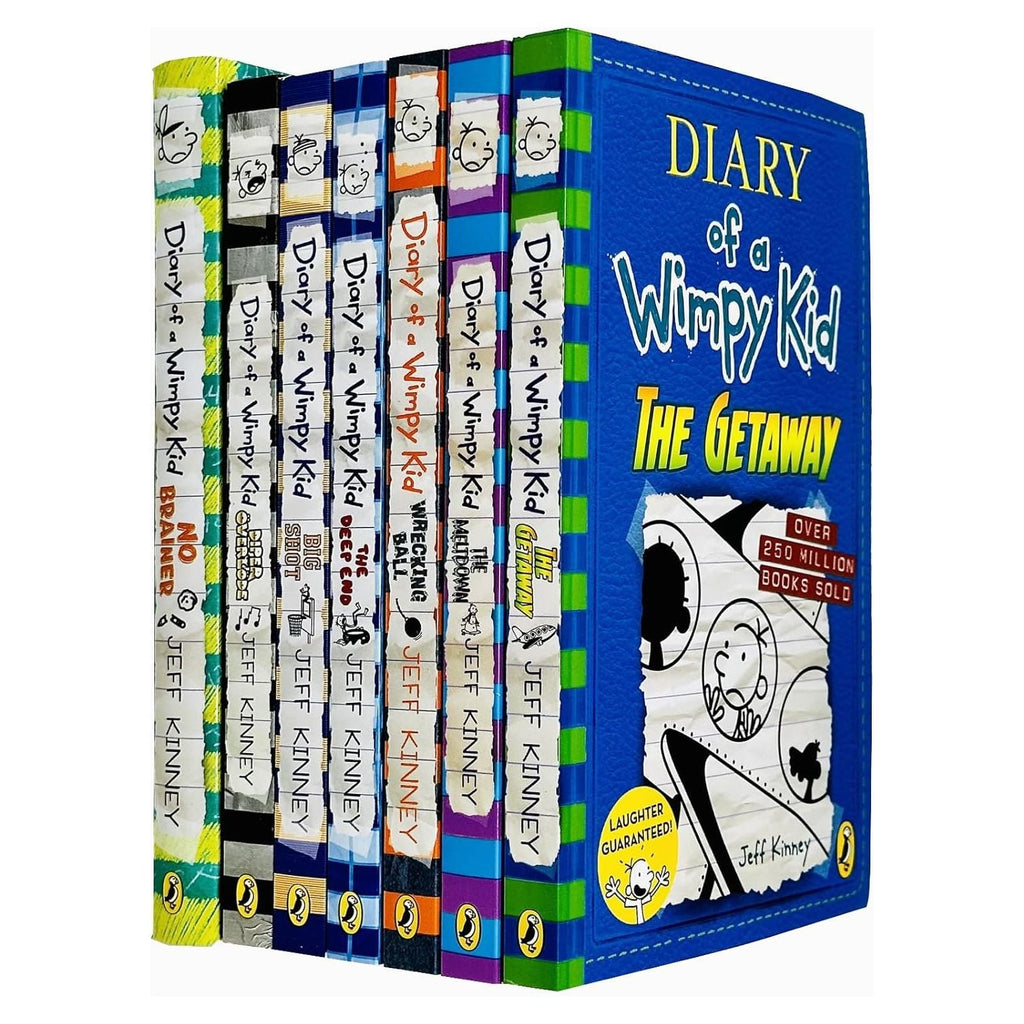 Diary of a Wimpy Kid Series 12-18 Collection 7 Books Set By Jeff