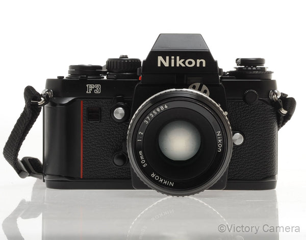 Nikon F3 35mm Film Camera w/ 50mm f1.8 AI Lens [EXC]