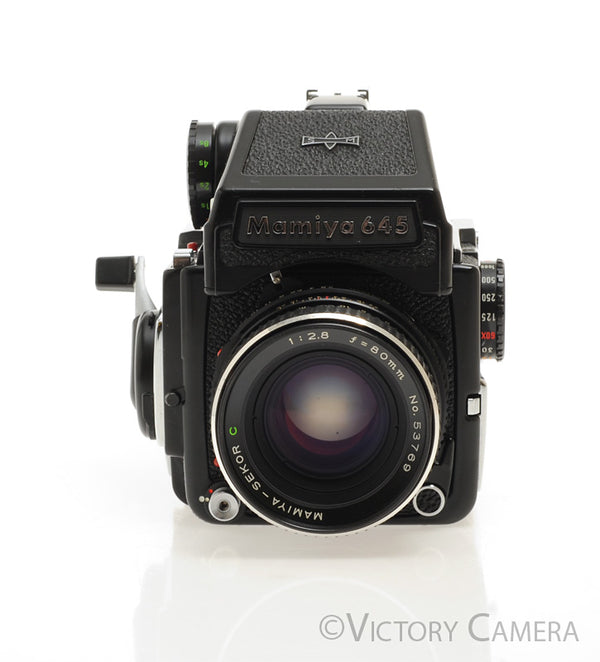 Mamiya m645 1000s 645 Camera w/ Eye Level & 80mm f2.8 Lens [EXC]
