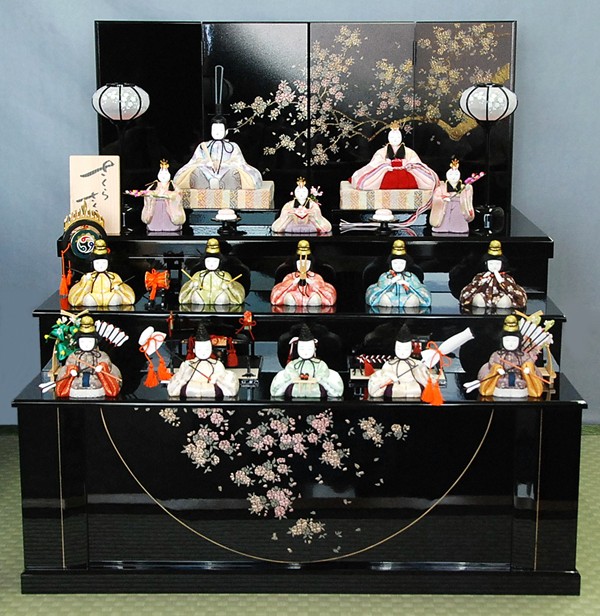 木村 一秀作 木目込十五人飾｜雛人形・五月人形なら人形の和光