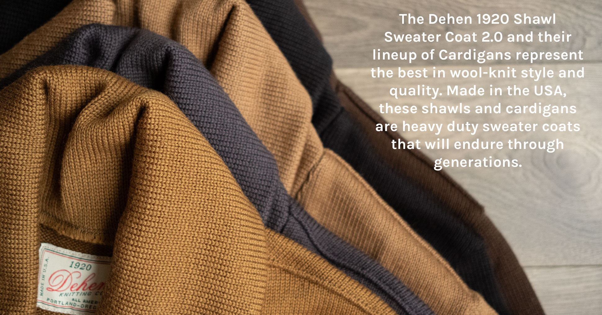 Dehen 1920 Shawl Sweater Coats – Withered Fig