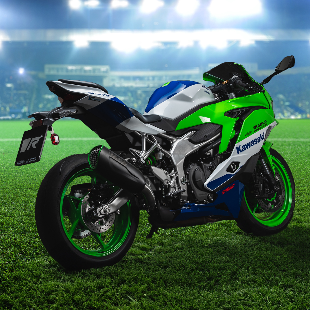 Remus Nxt stainless steel black racing slip-on for KAWASAKI ZX4 R