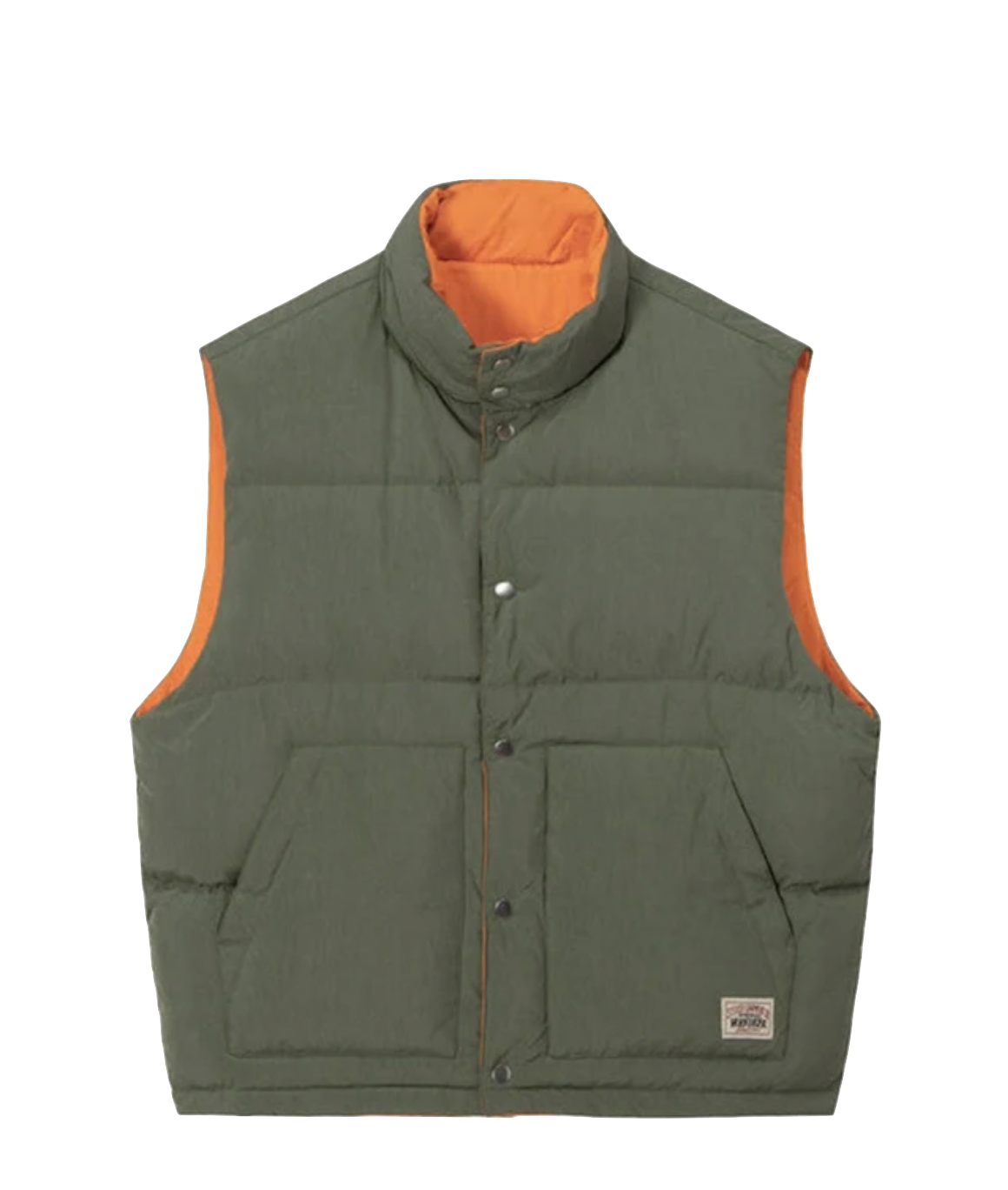 Stüssy Reversible Down Workgear Vest jacket olive – zeropolis