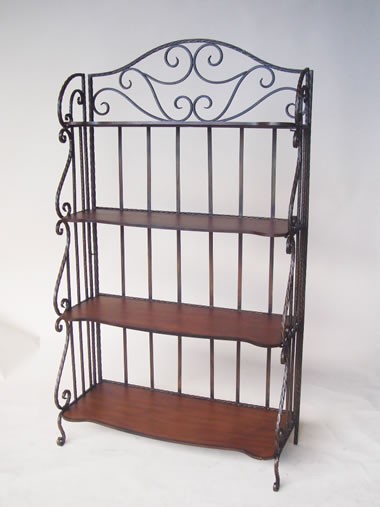 K.B.】アンティーク調4段シェルフL：オシャレ家具のお店 Acorn-terior*