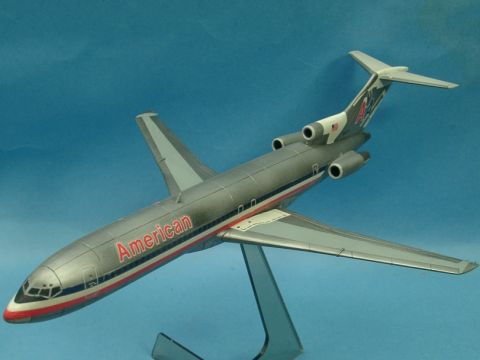B727-200 アメリカン航空機 (ハセガワ 1/200) - 完成画像