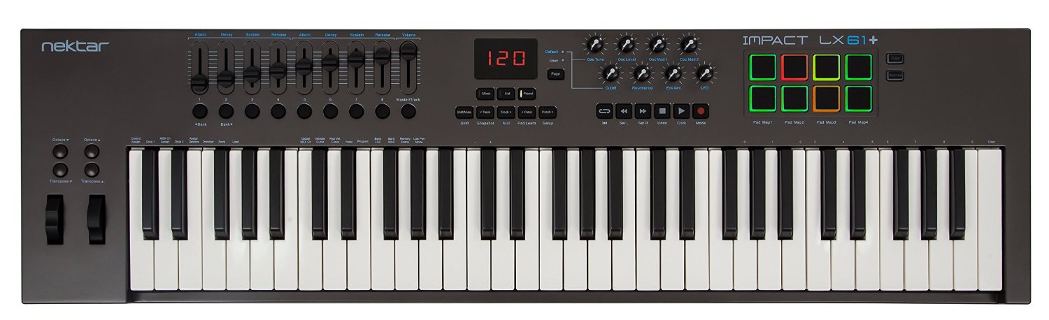 Nektar Impact LX61 Keyboard Controller – Alto Music