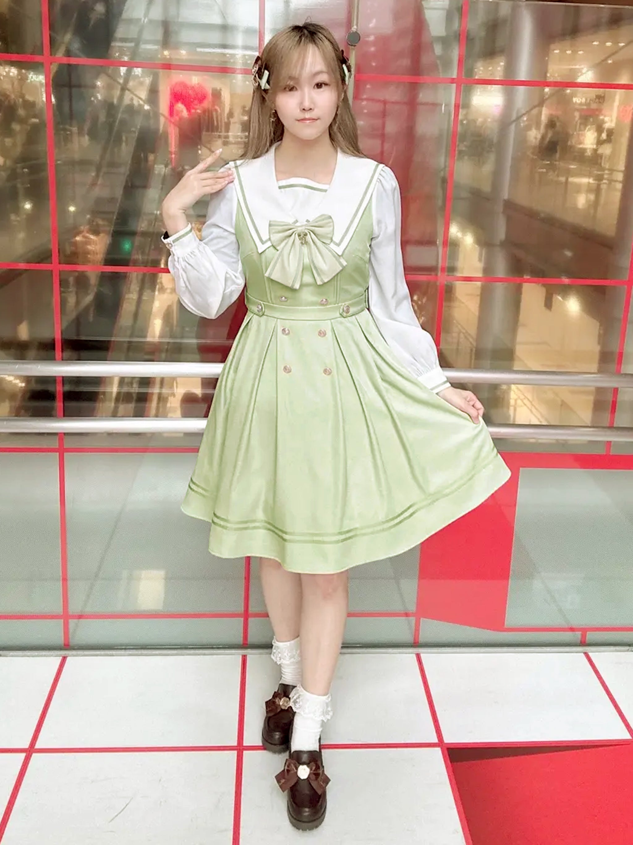 カラフルセーラーワンピース – Amavel（アマベル）公式サイト