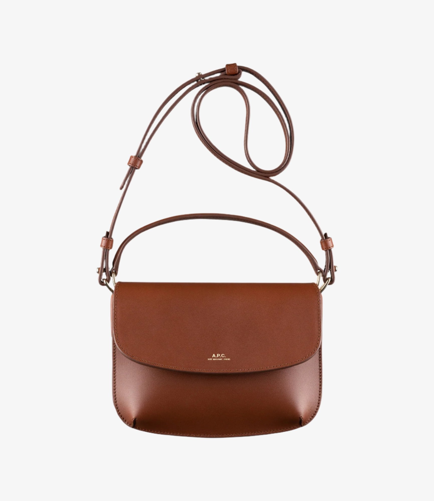 Sarah Shoulder à Strap Mini bag - Smooth vegetable-tanned leather